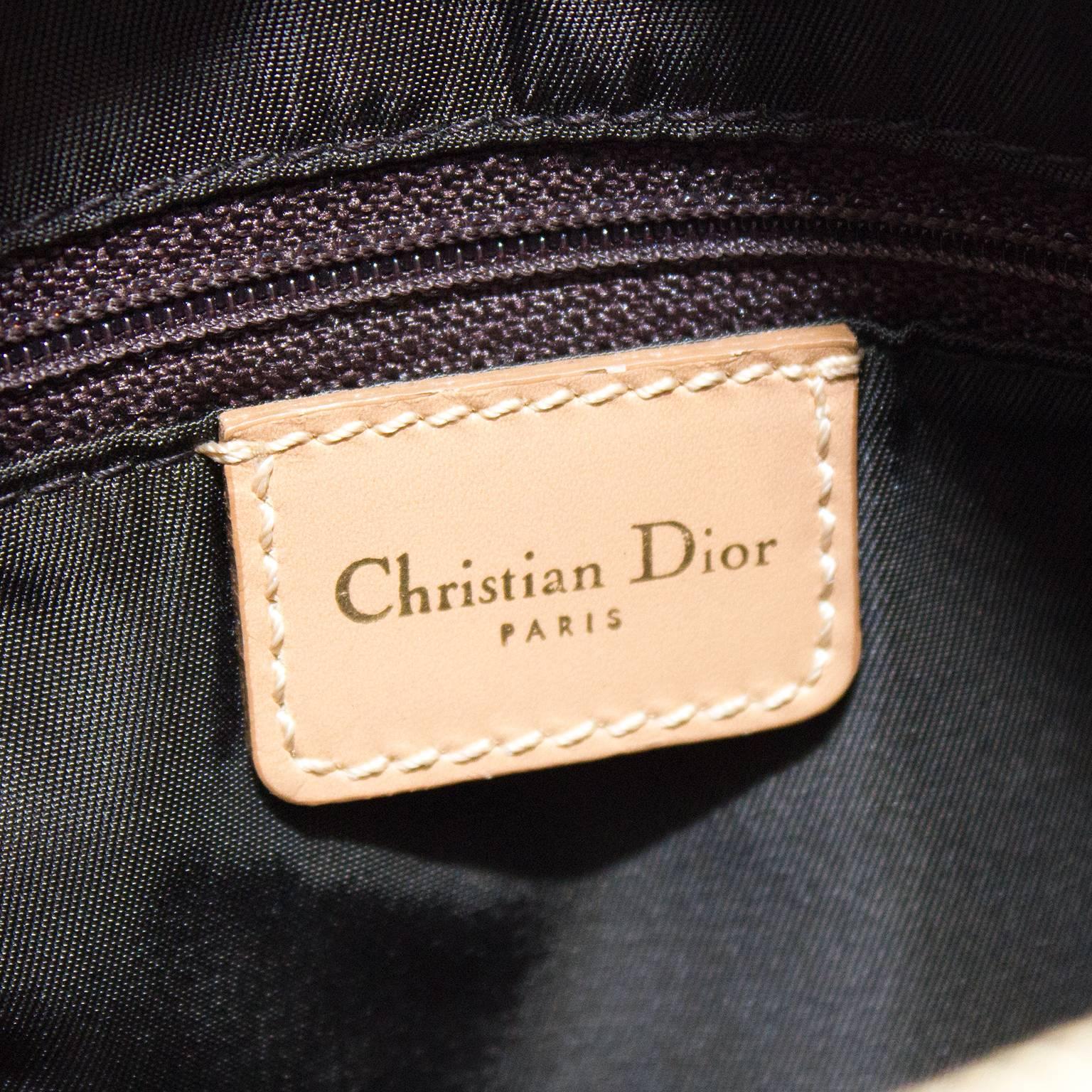 Women's 1990's Christian Dior Brown Logo Speedy Bag