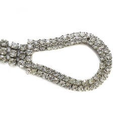 1960's Silver Rhinestone Belt