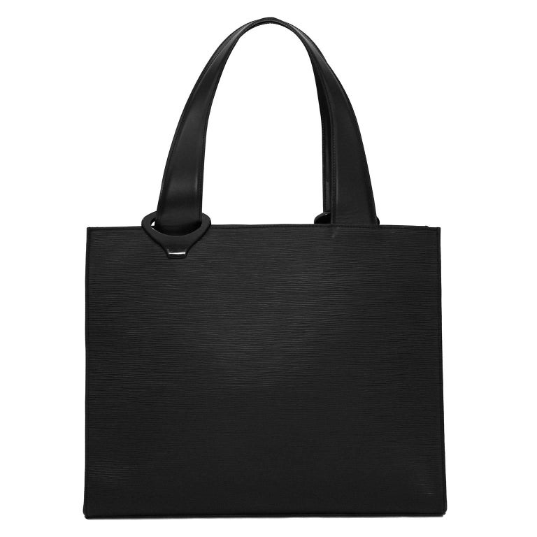1990s Louis Vuitton Black Epi Leather &#39;Z&#39; Gemeaux Tote Bag at 1stdibs