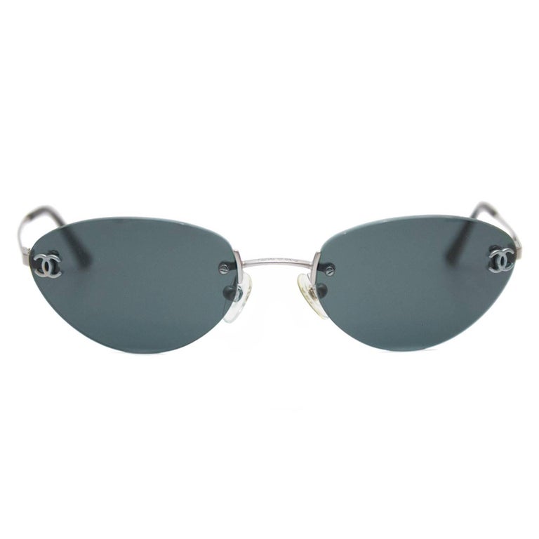Early 2000s Wire Frame Sunglasses at 1stDibs