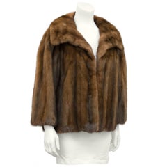 1960's Christian Dior Brown Mink Jacket