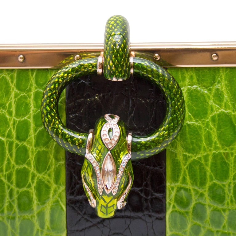 Gala Season: Emerald Green Knot Front Midi Dress, Emerald Tuxedo Blazer, Gucci  Padlock Supreme Bag, Gold Block Heel Pumps and Vintage Jewelry – Styled by  MY