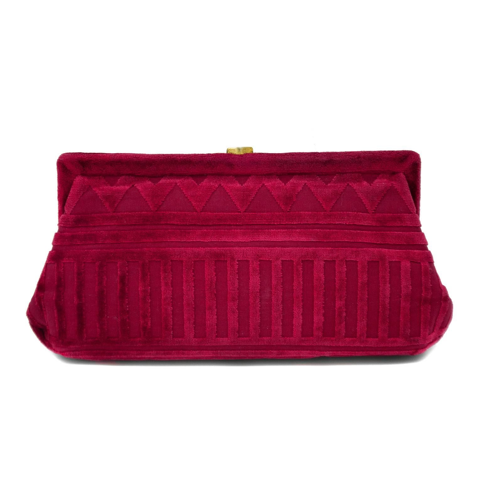 roberta di camerino velvet bag