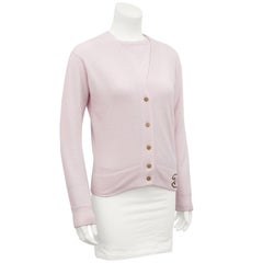 Autumn 2001 Light Pink Chanel Cashmere Twinset