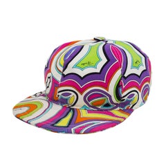 Vintage 1990s Emilio Pucci Printed Baseball Cap