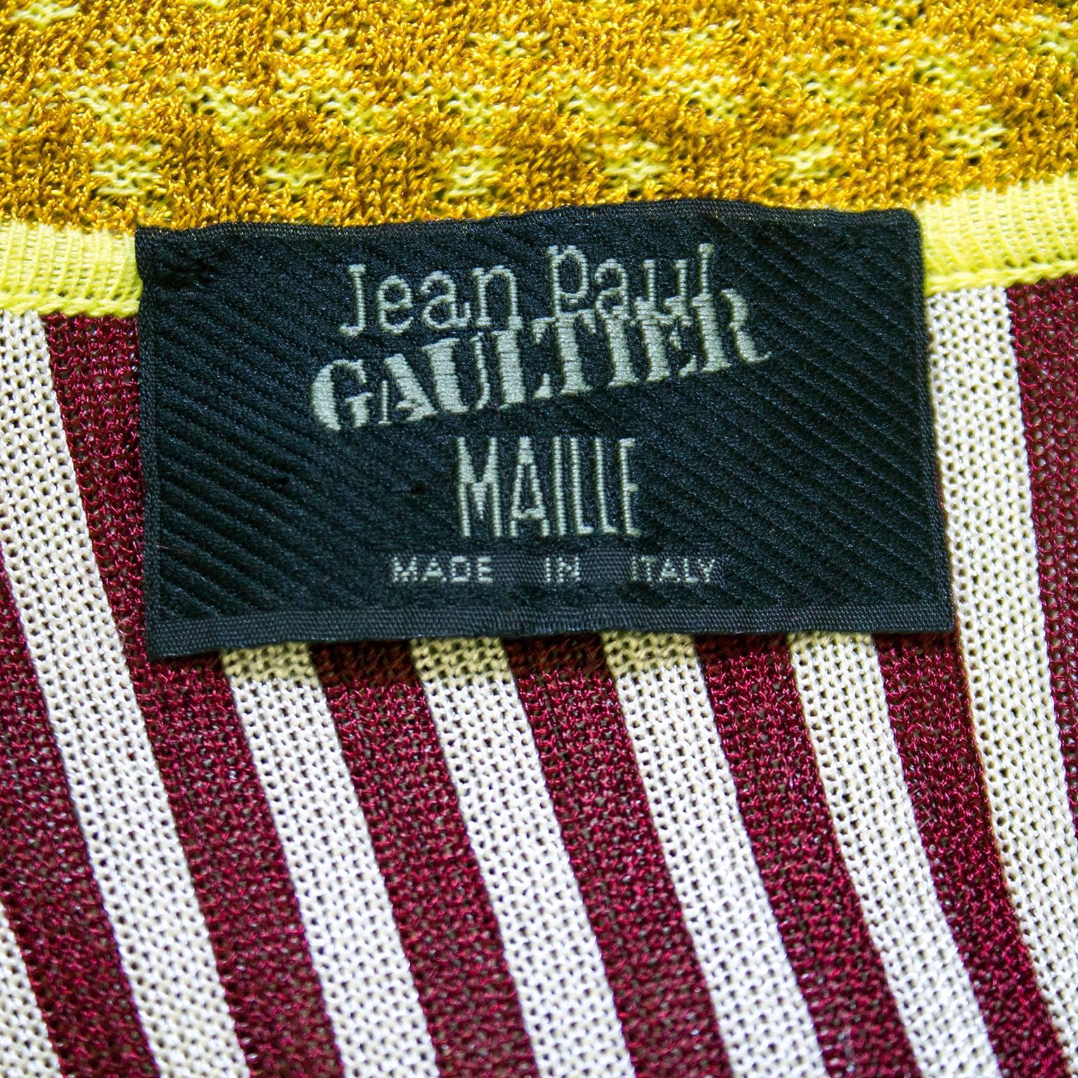 Brown Early 2000s Jean Paul Gaultier Short Open Cardigan  For Sale