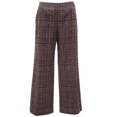 Vintage 1990s Chanel Wool, Cashmere Blend Trousers