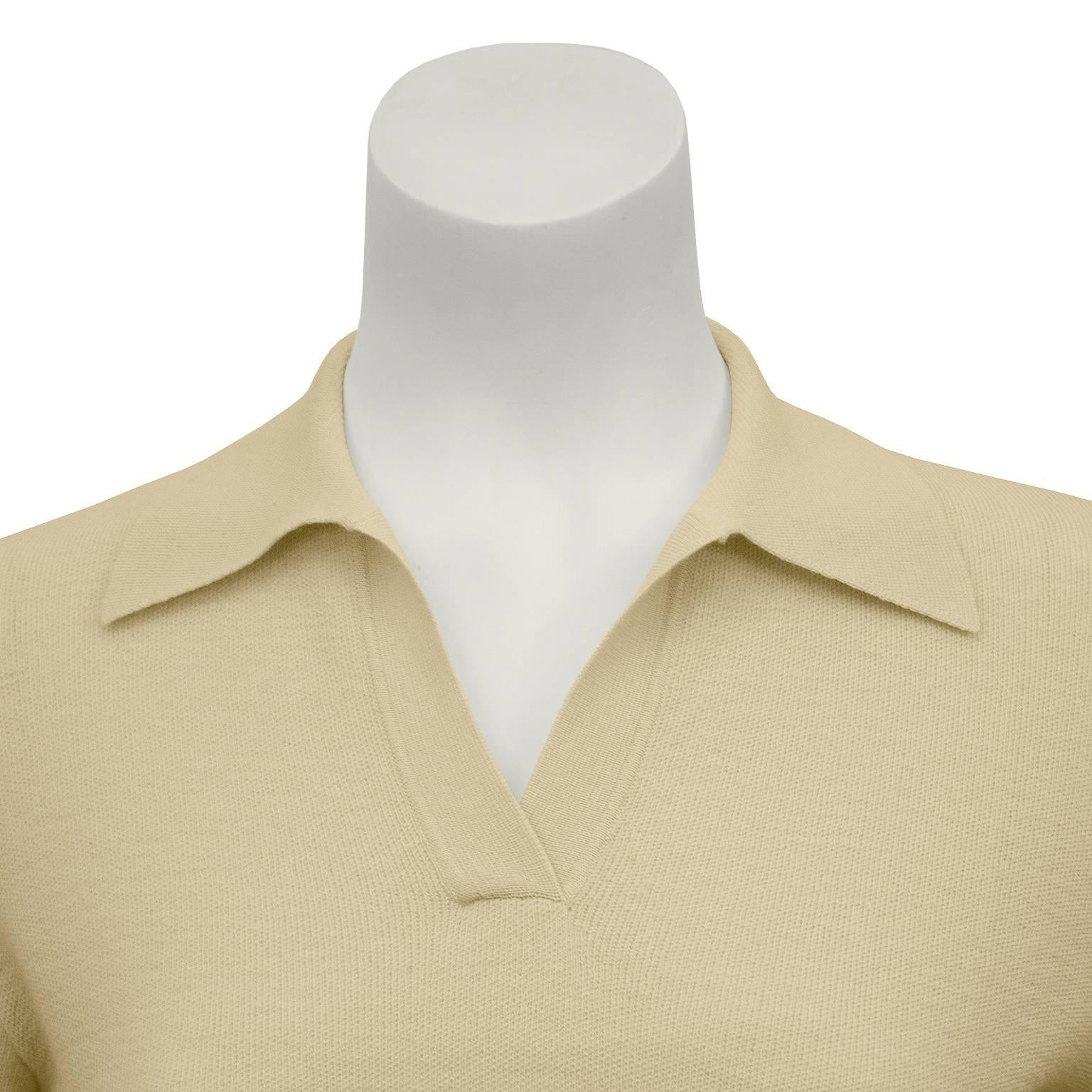 Women's 1960s Gucci Knit Polo Top