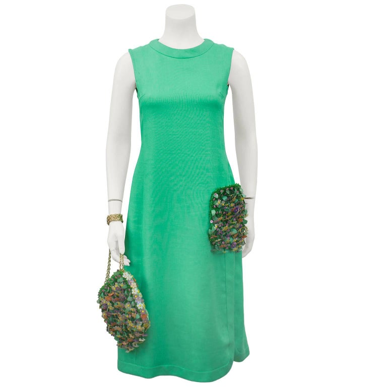 slim fit dress slacks Vintage 60s Dress – Mes Épaulettes Vintage main image 1