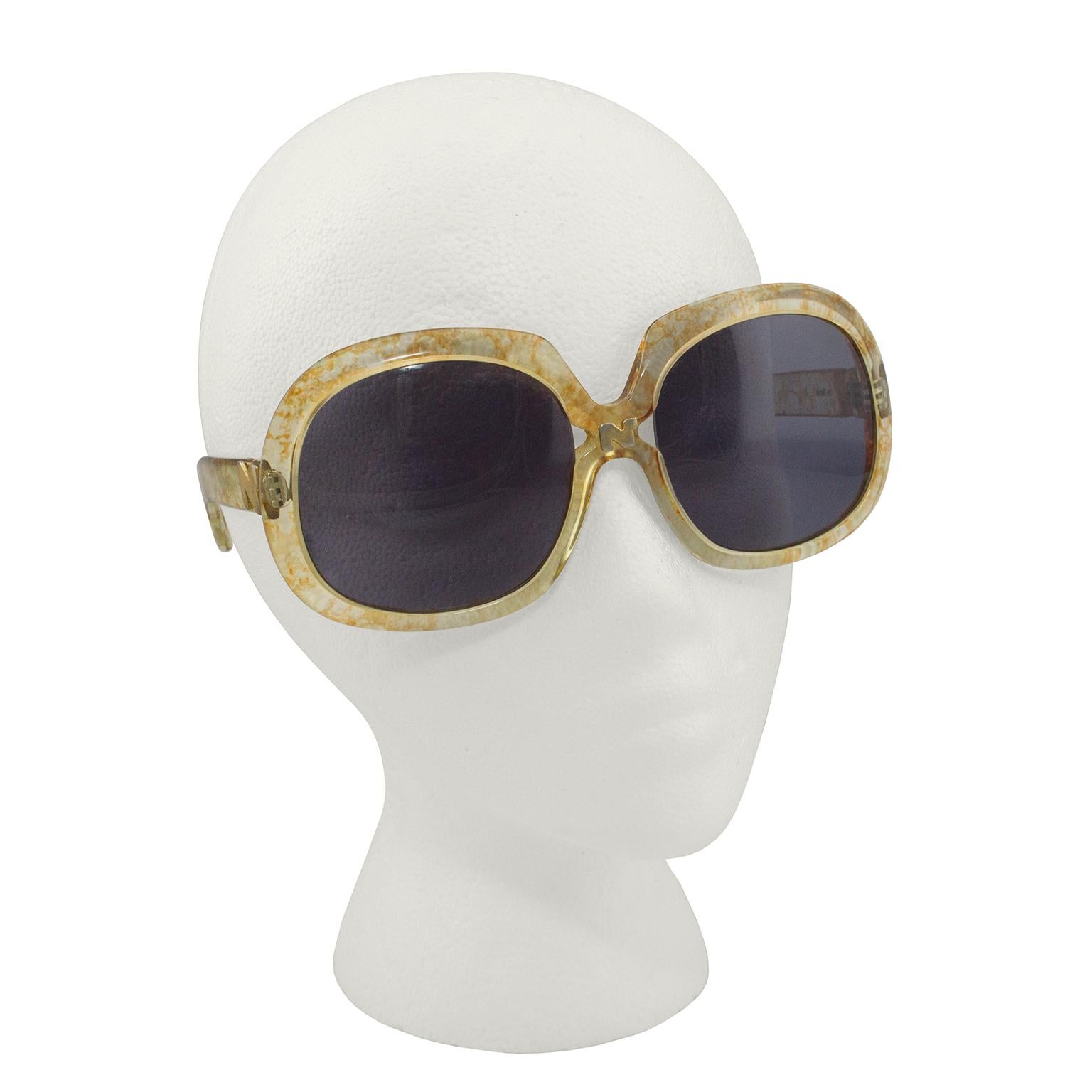 Gray Nina Ricci Sunglasses, 1970s 