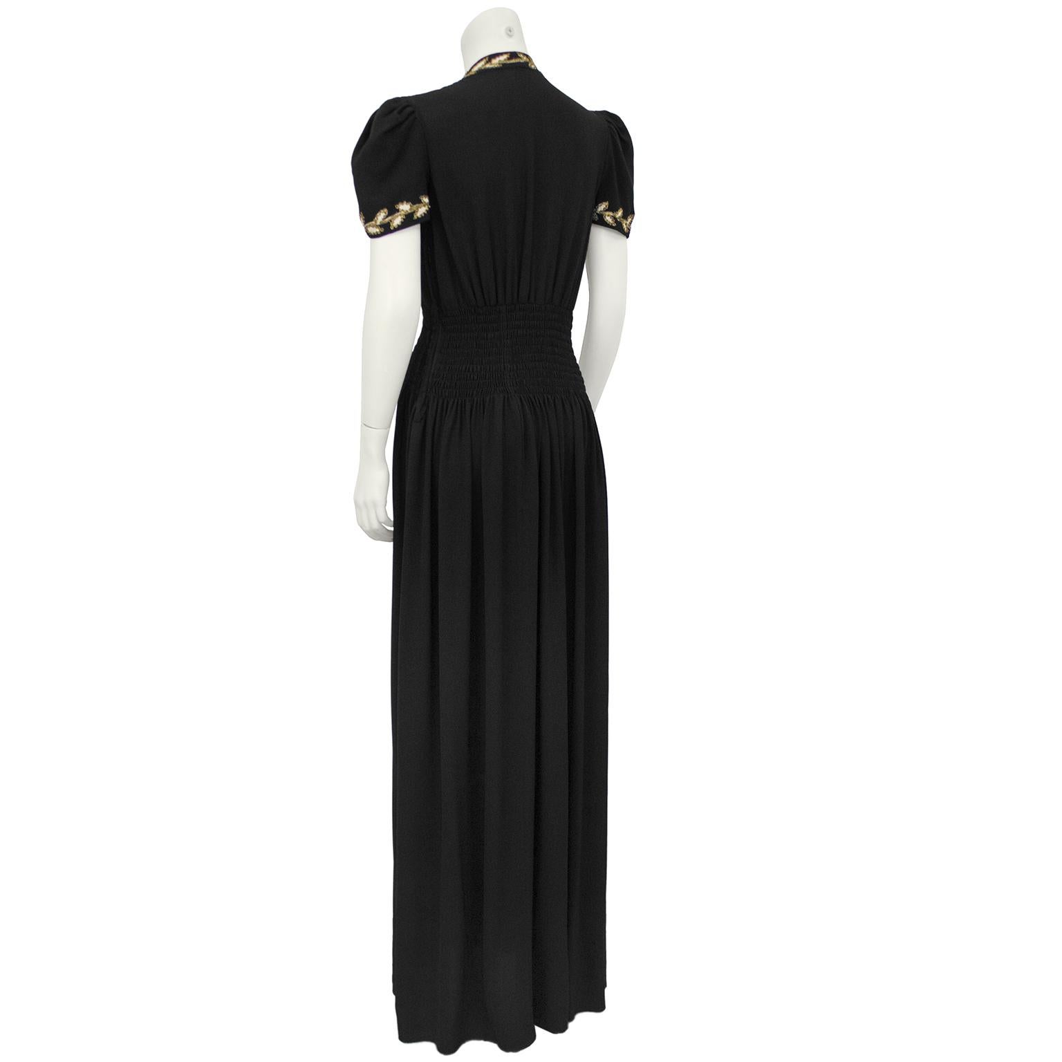 1930s crepe dress