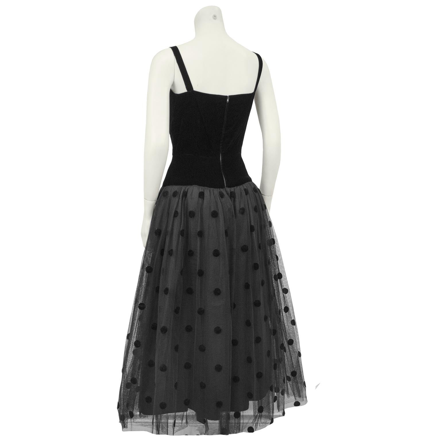 velvet tulle dress