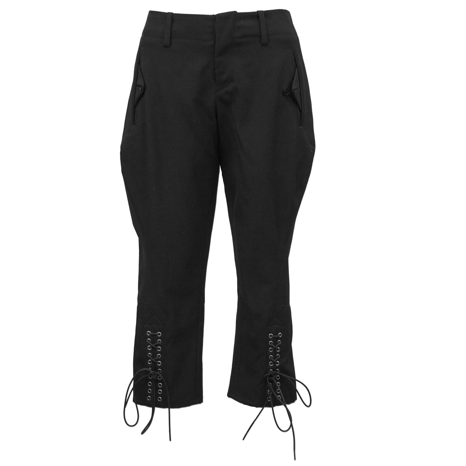 Jodhpurs noirs Y-3 du début des années 2000 en vente