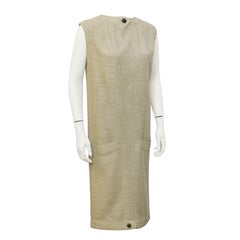 Vintage 1960's Simonetta Natural Linen Dress