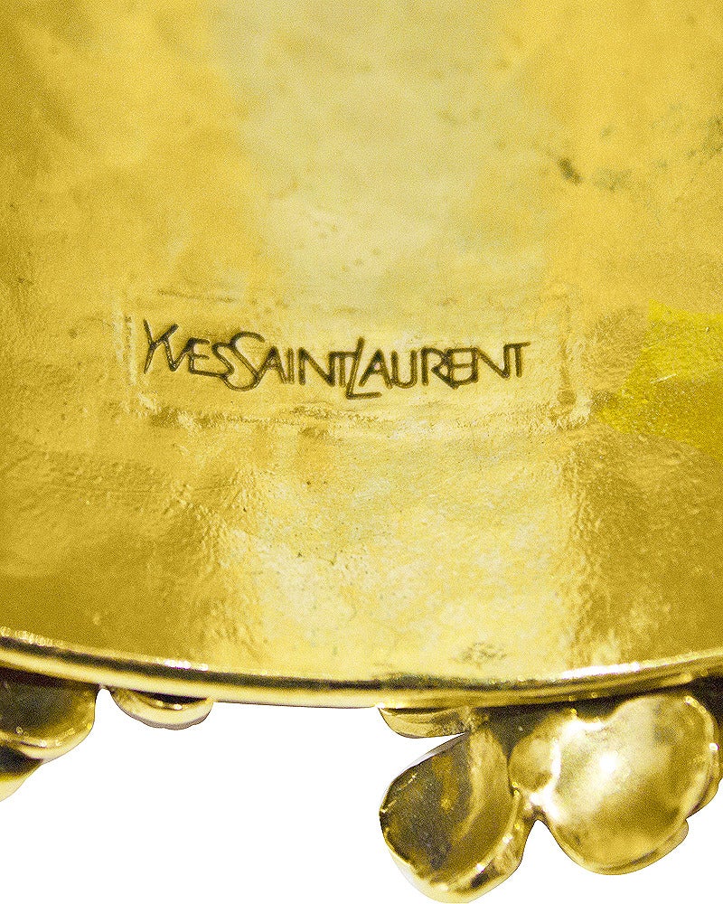 Women's Yves Saint Laurent YSL 4 Leaf Clover Cuff