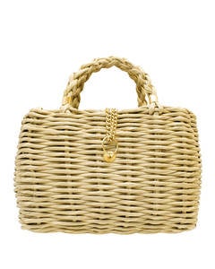 1976 Roberta Di Camerino Raffia Handbag