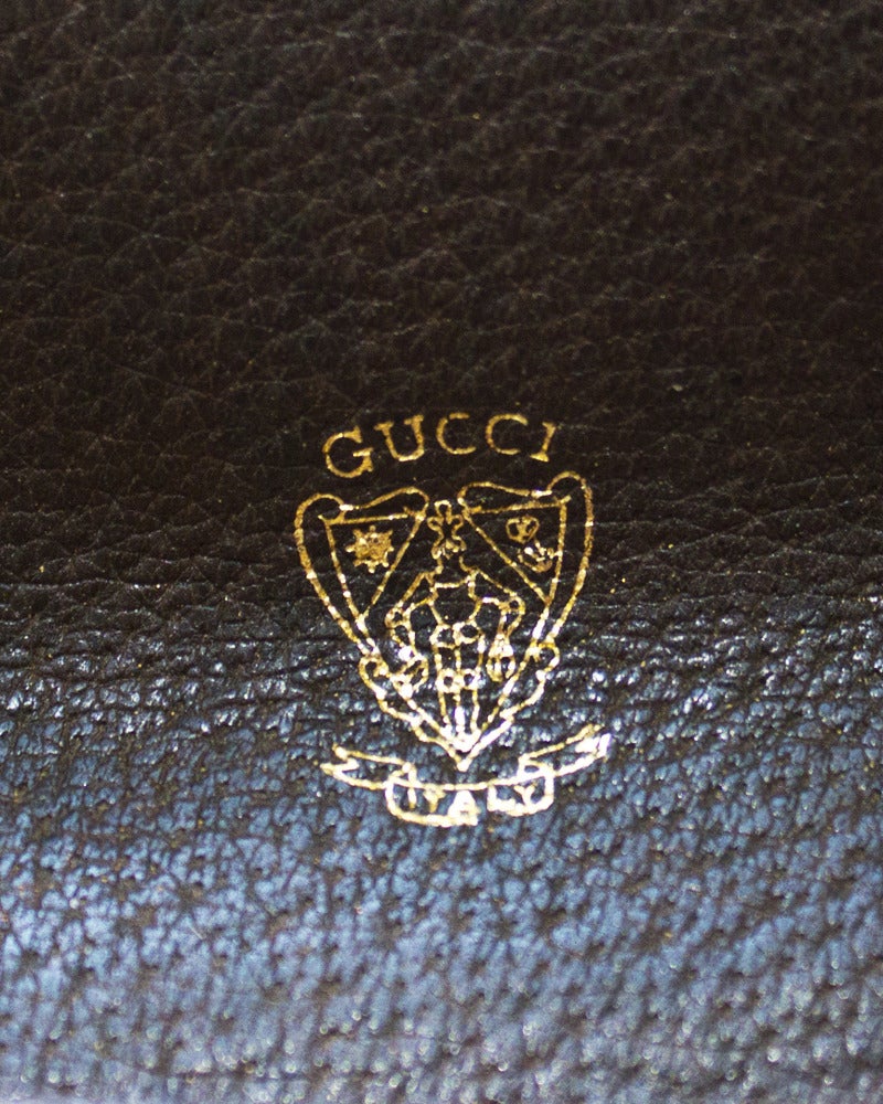Women's or Men's 1970's Gucci Monogram Logo Portfolio