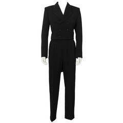 Used 1988 Comme Des Garcons Black Wool Tuxedo