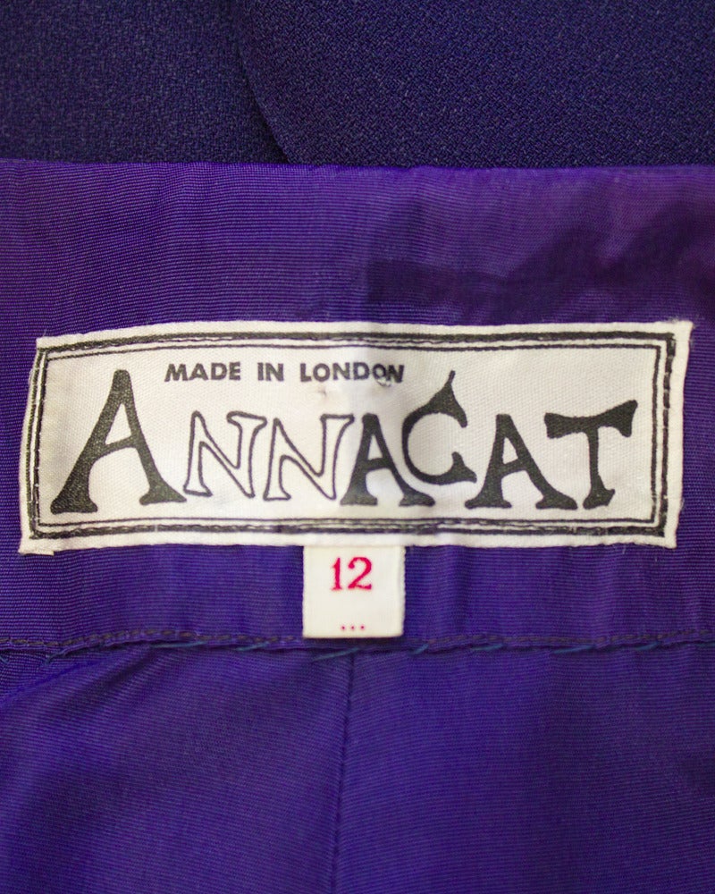 Women's Late 1960's Annacat Purple Ombre Ensemble For Sale