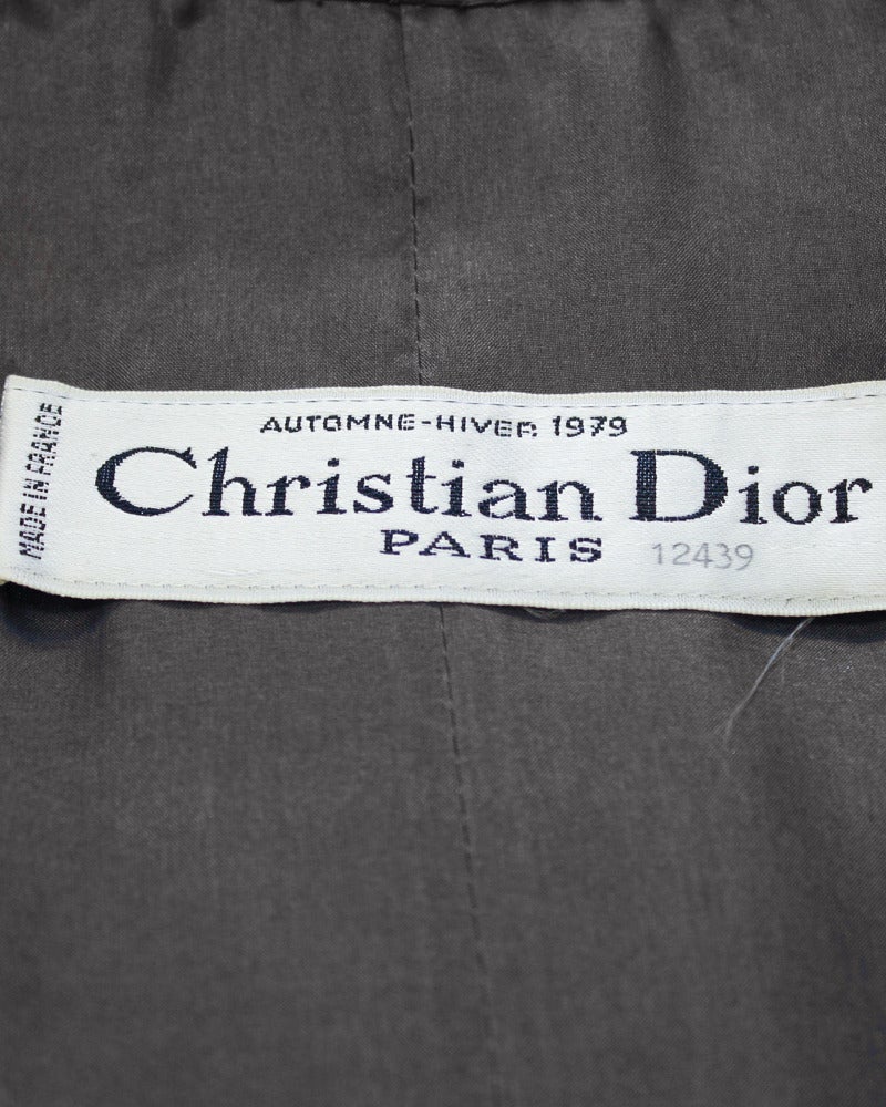 Women's 1979 Autumn-Winter Christian Dior Evening Gown & Jacket