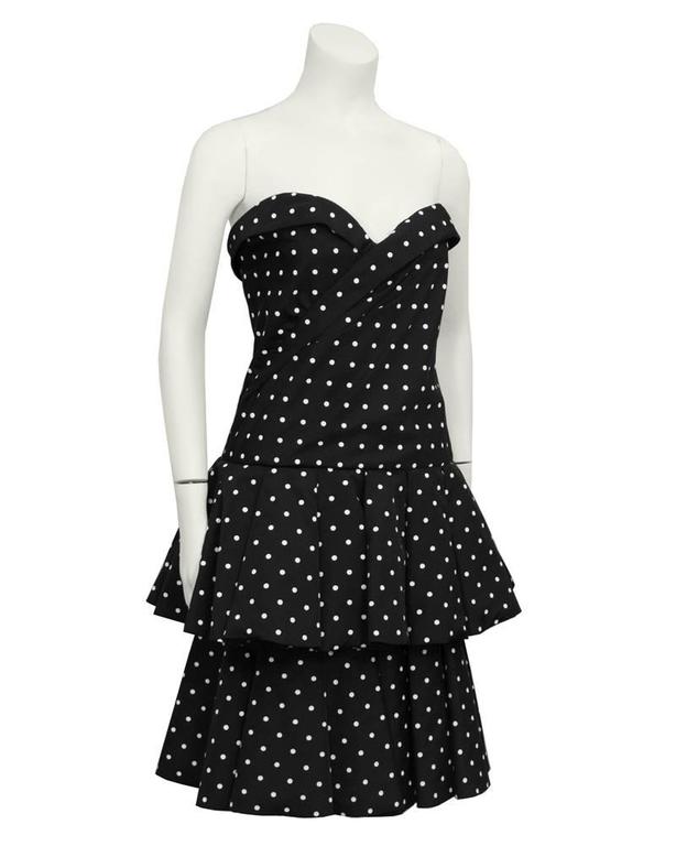 dior black and white dress