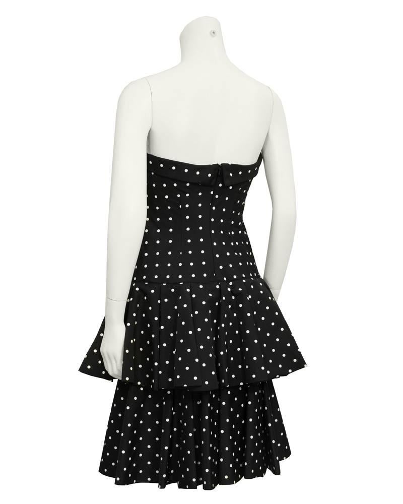 dior black and white dress