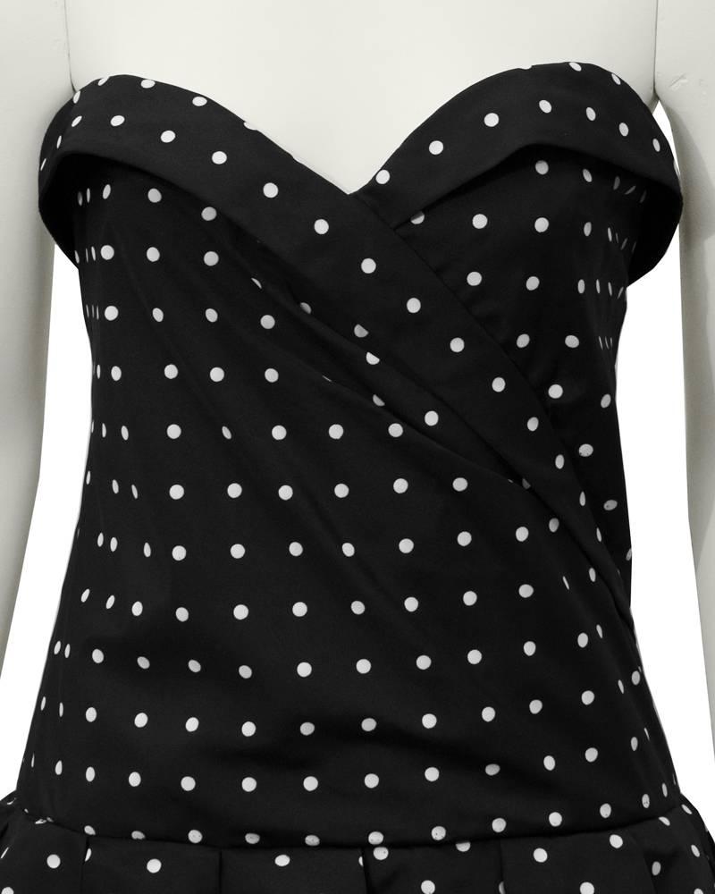 christian dior polka dot dress