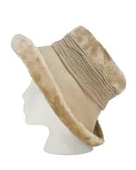 1960's Christian Dior Beige Sheared Fur Hat
