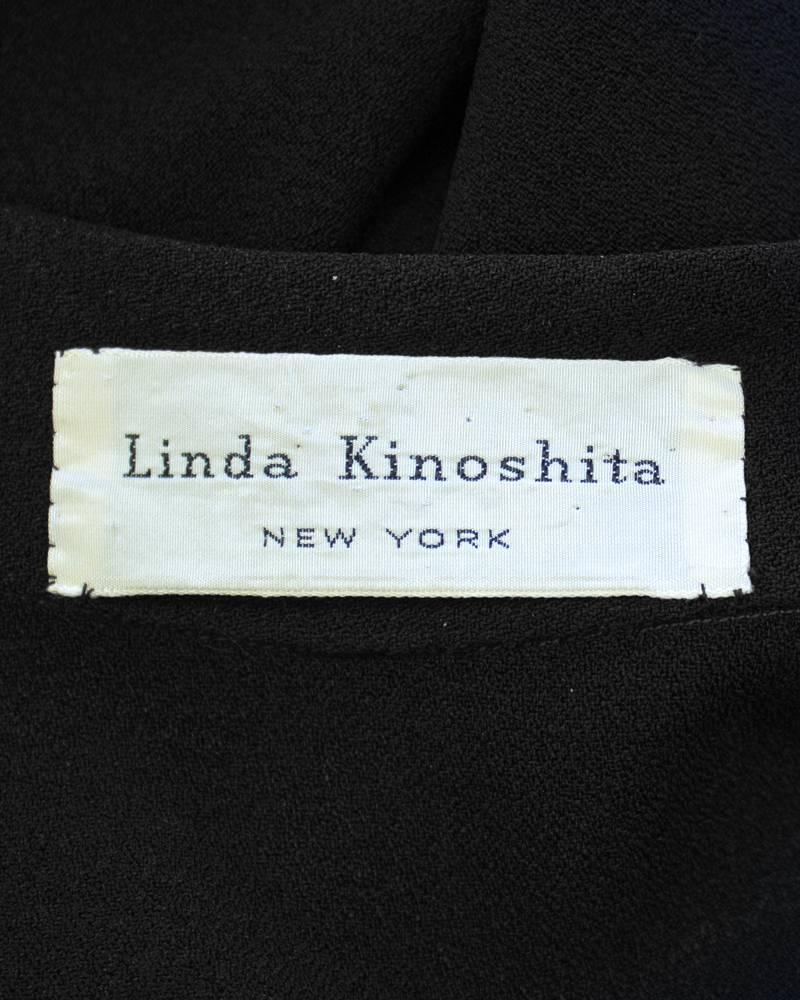 1960's Linda Kinoshita Floral Maxi Dress 1