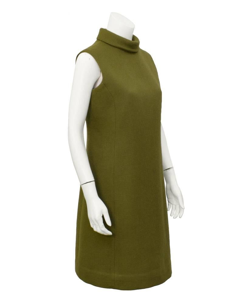 Brown 1960's Olive and Orange Ensemble 