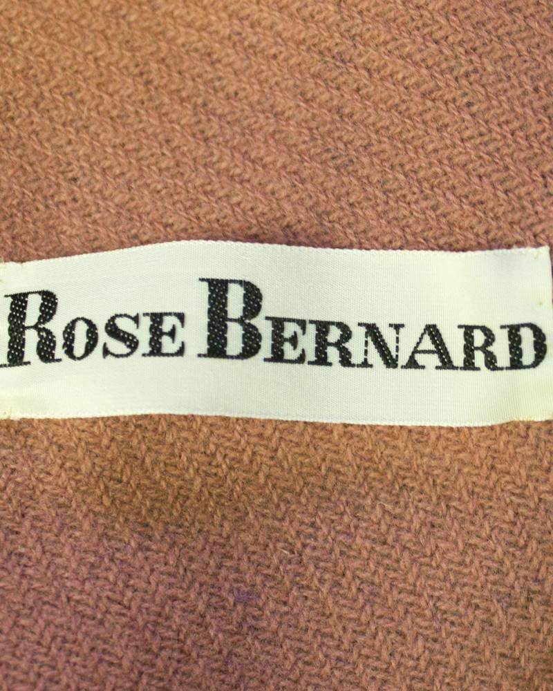 Women's 1960's Rose Bernard Blue and Rose Plaid Cape 