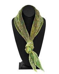 Hermes "Offrandes D'un Jour" Silk Pleated According Scarf