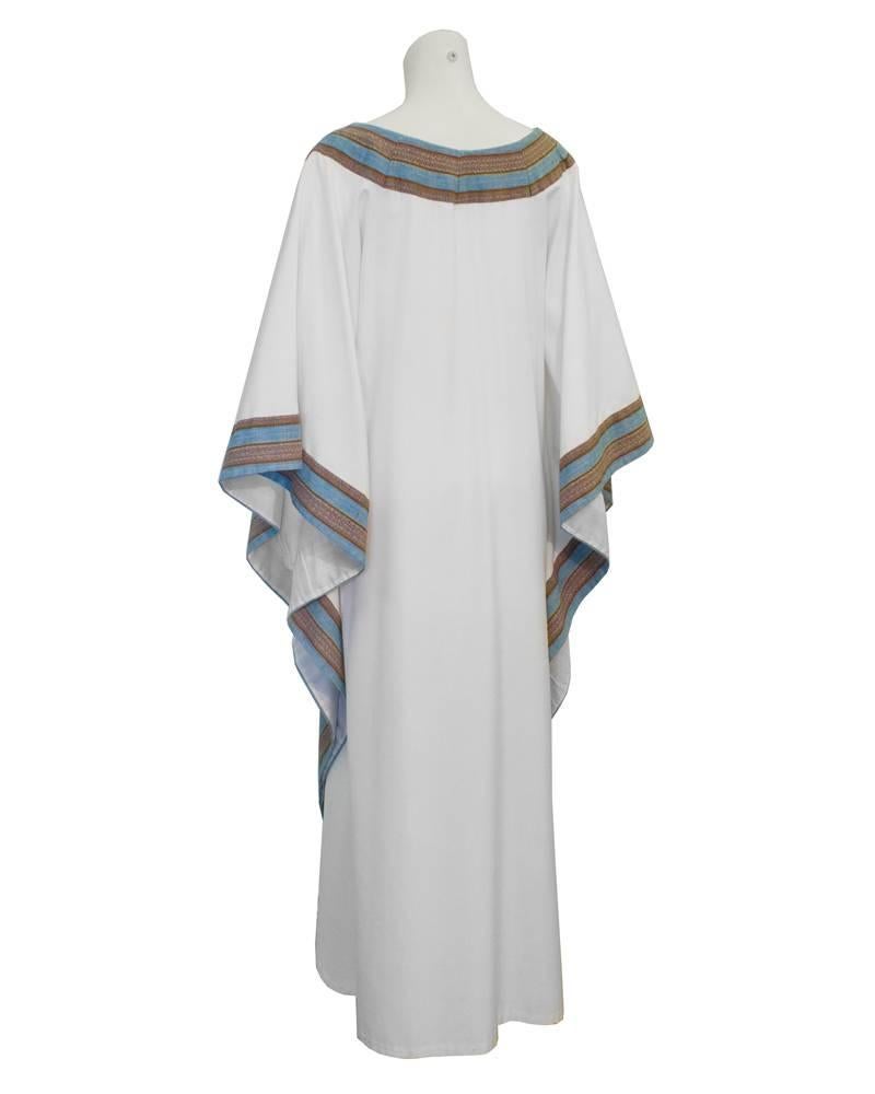 white cotton kaftan