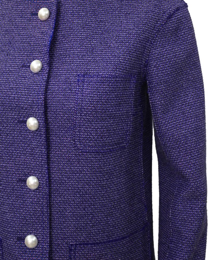purple chanel jacket