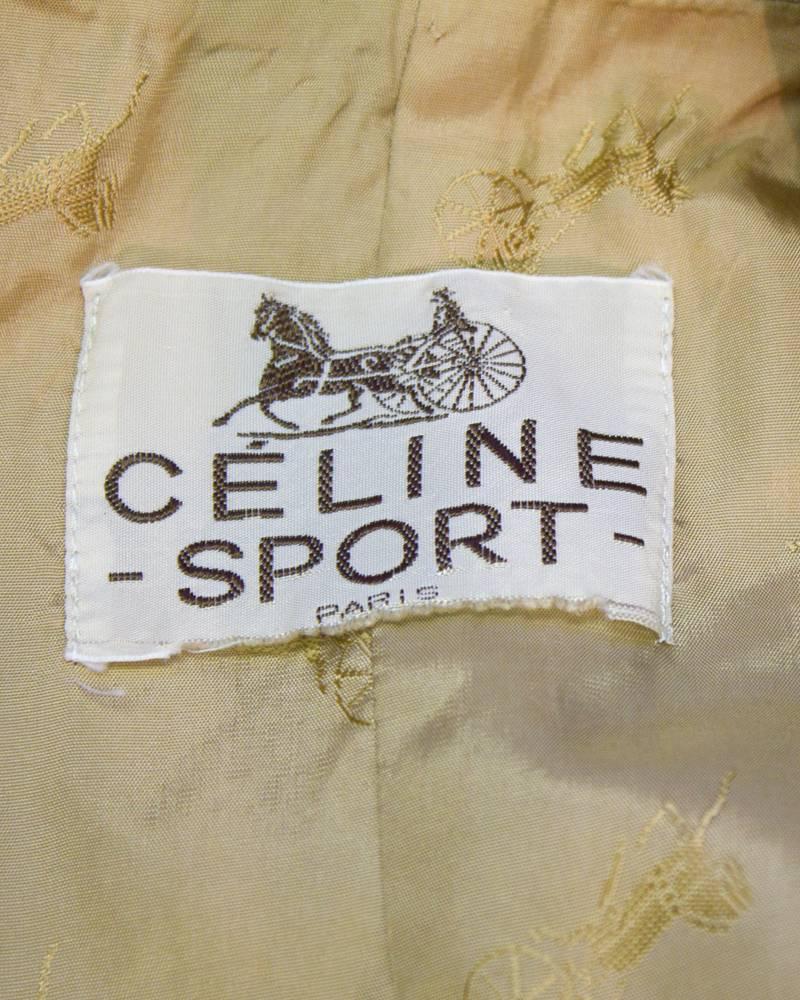1970's Celine Sport Beige Trenchcoat 1