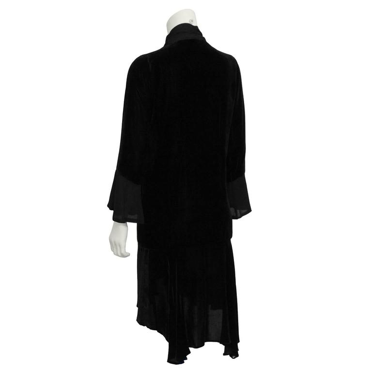 1930's Anonymous Black Velvet Robe Jacket at 1stDibs anonymous jacket