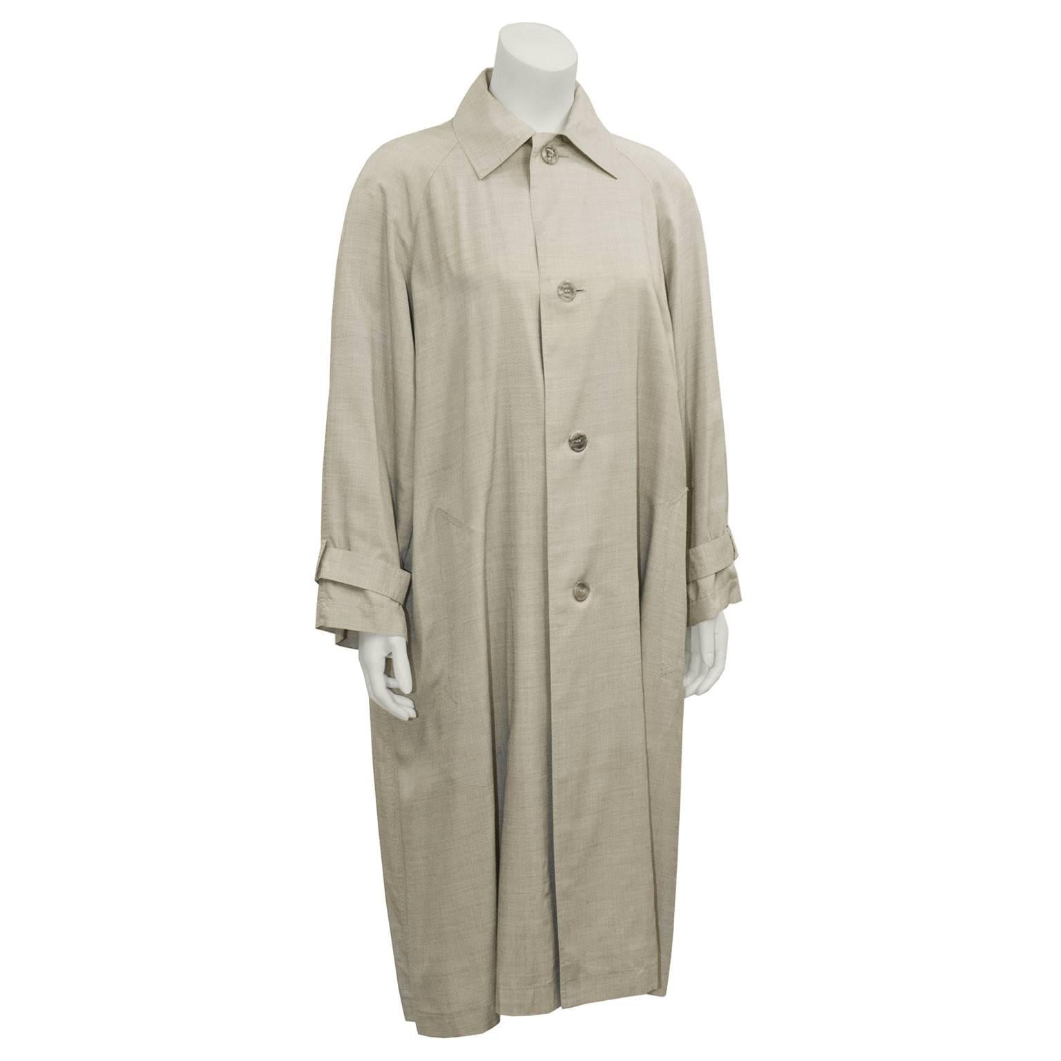 Brown 1960's Christian Dior Beige Trench 