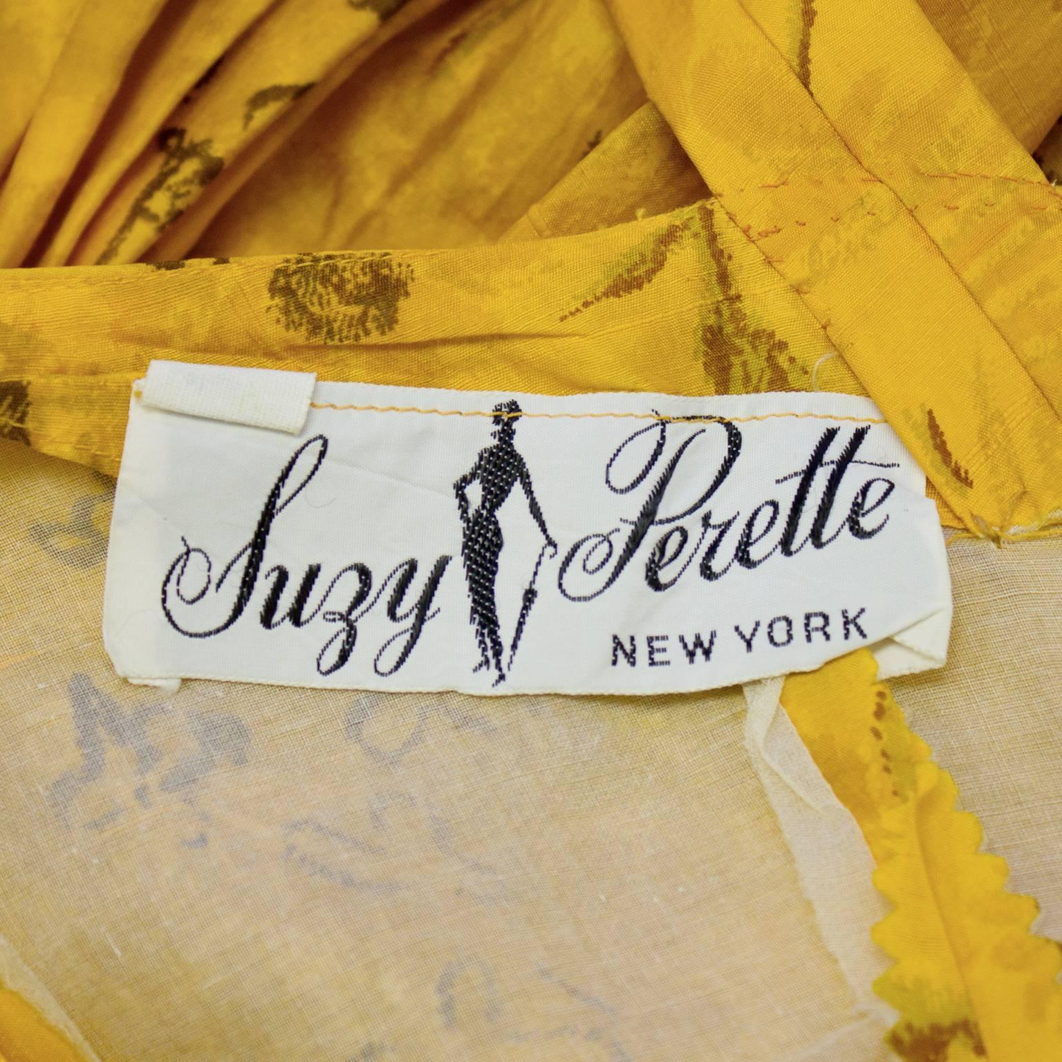 1950's Suzy Perette Marigold Dress 1