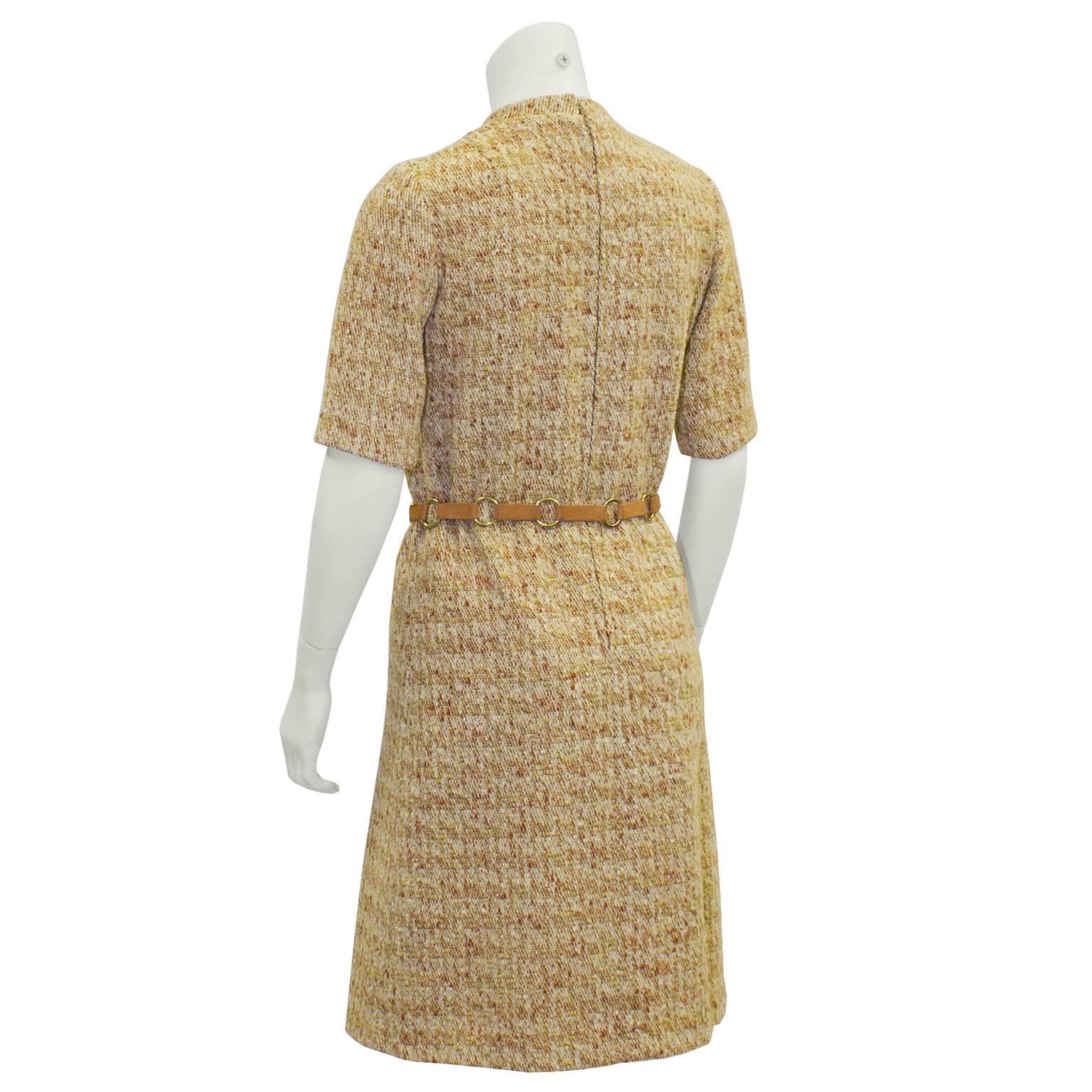 60s tweed dress