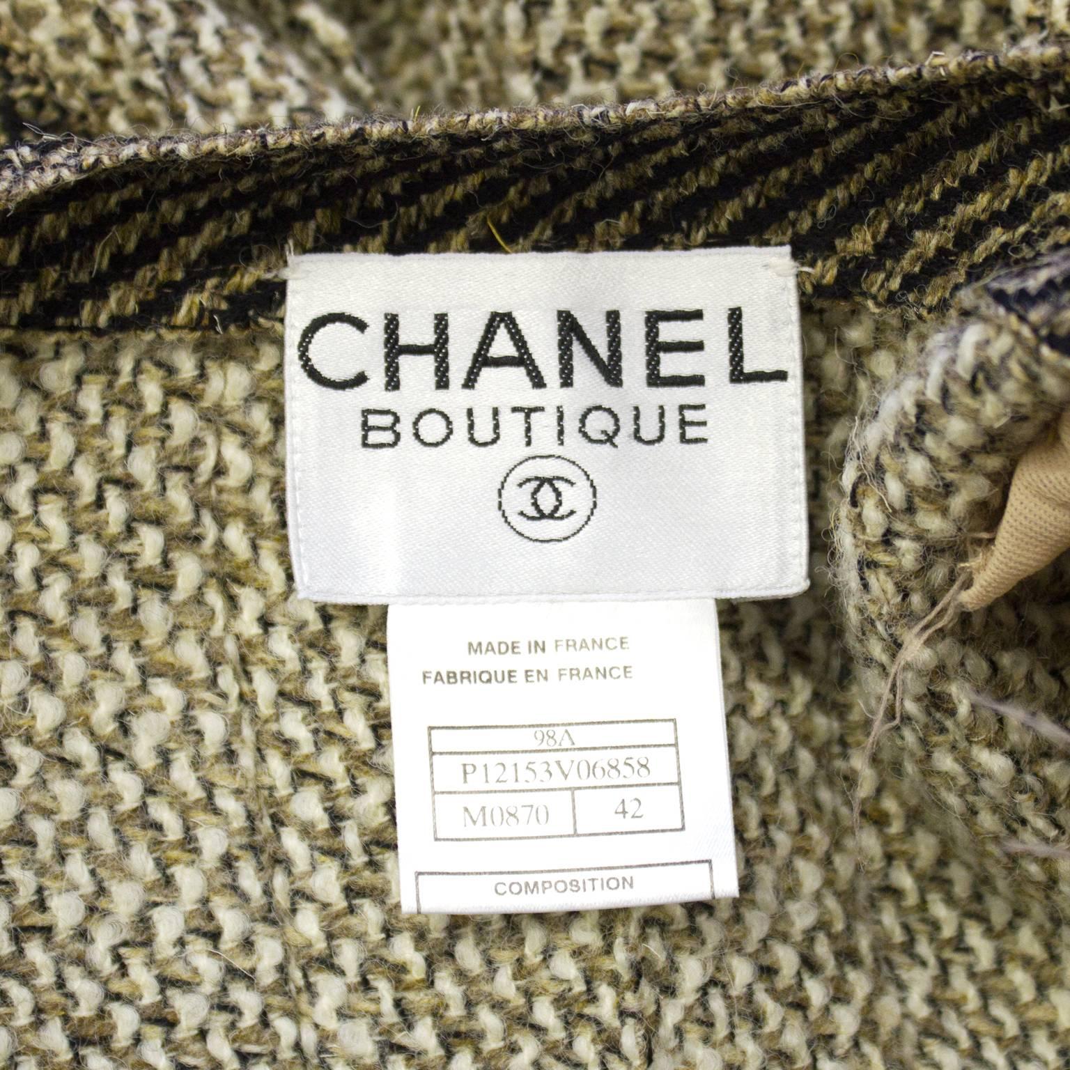 1998 Chanel Pleated Jacket Skirt Suit  2