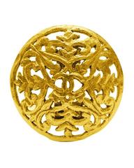 1990's Chanel Gold Filagree Earrings