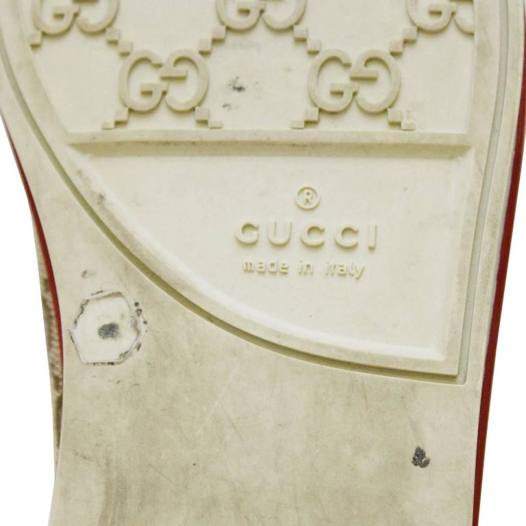 gucci monogram flats