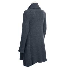 1970's Sonia Rykiel Slate Cardigan with Scarf