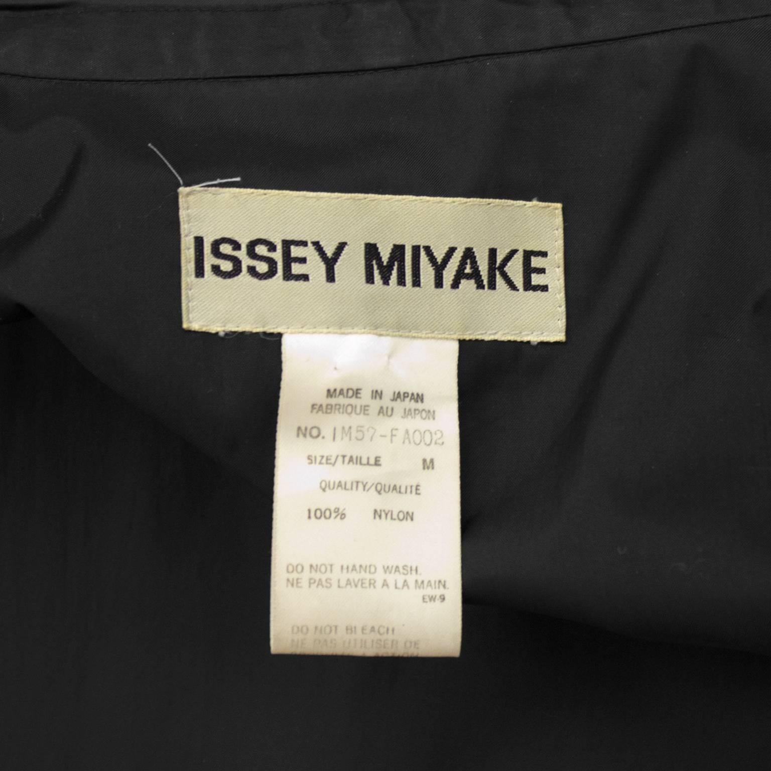 1990's Issey Miyake Black Oversized Windcoat at 1stDibs | issey miyake ...