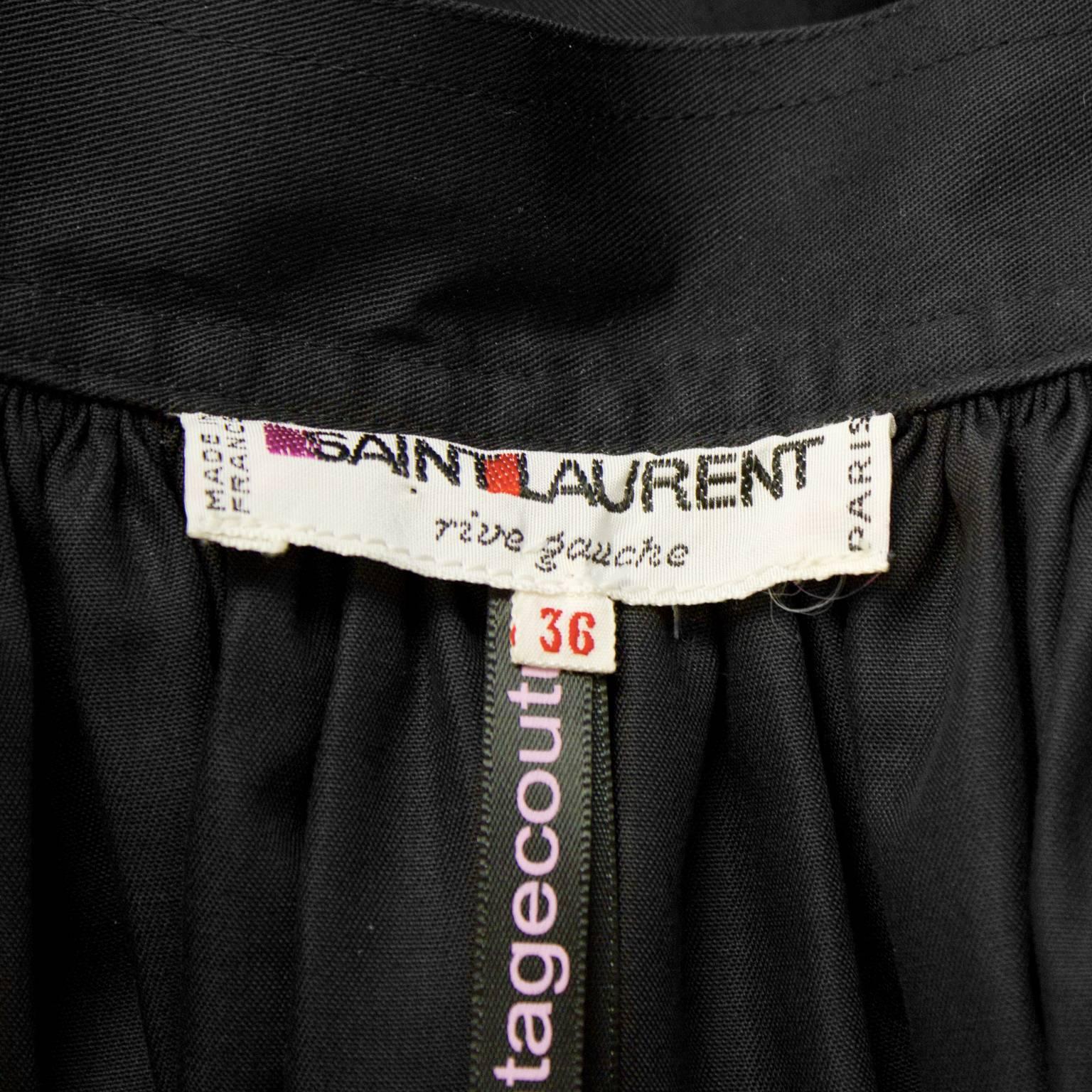 1970's Yves Saint Laurent YSL Dirnl Skirt with RickRack Detailing 1