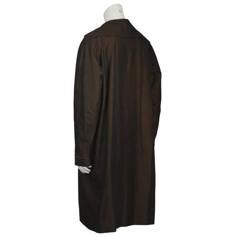 1950's Schiaparelli Brown Overcoat at 1stDibs | schiaparelli jacket