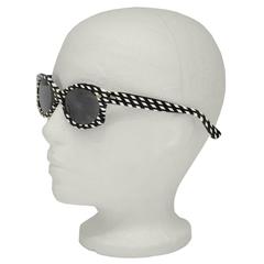 1960's Auguste Bonaz Op Art Sunglasses