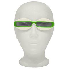 1960's Green and White Futuristic Sunglasses 6