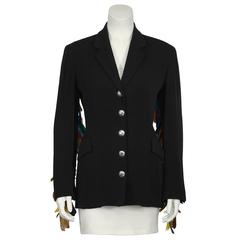 1980's Ozbek Blazer with Feathers