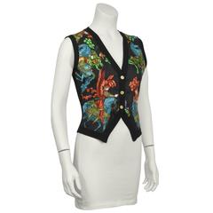 1990's Hermes Knit and Silk Vest